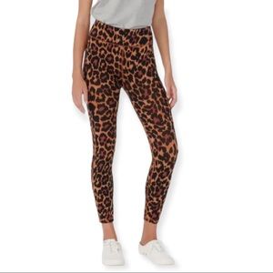 J. CREW 7/8 High-Rise Leggings in Leopard